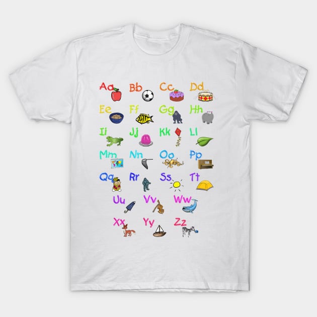 Alphabet Phonics! T-Shirt by iamthe